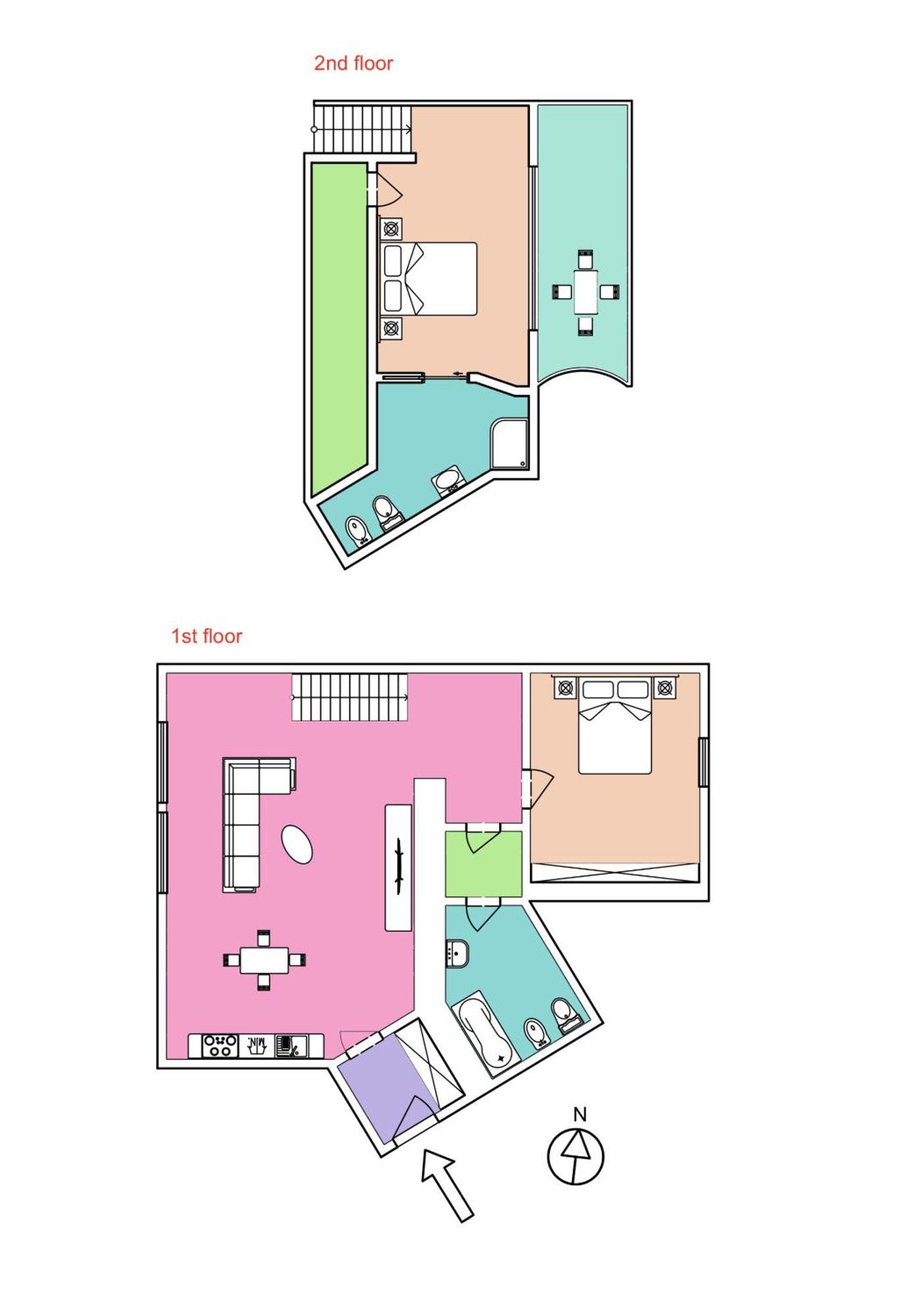 Lavish And Chic Duplex Daire *